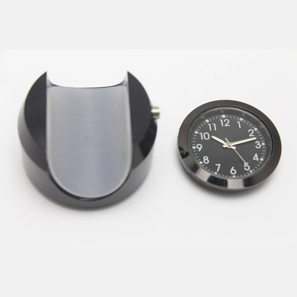 

Universal 7/8' 1'Motorcycle Motorbike Handlebar Handgrip Clock Watch Waterproof Shockproof Aluminum Alloy