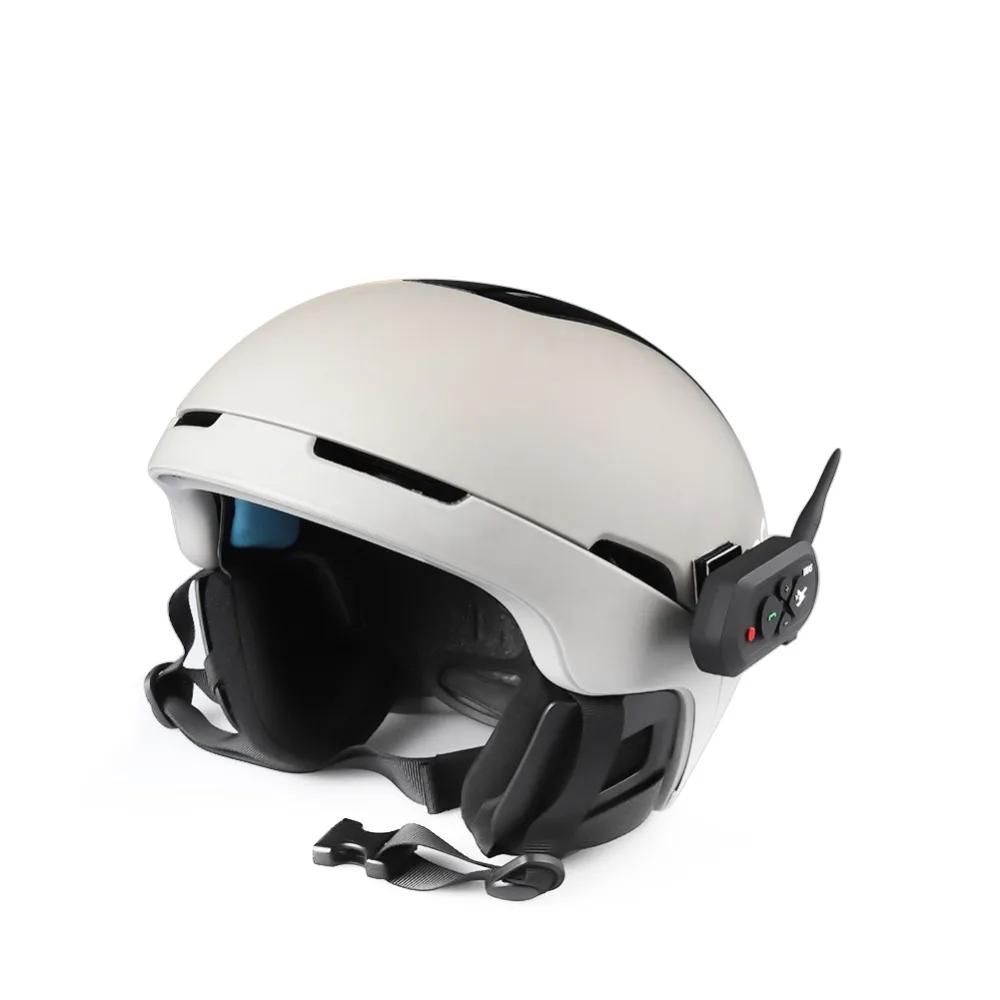 Ejeas SKI10 Bluetooth шлемы гарнитуры домофон Communicator 500 мАч катание лыжный 1200 м BT беспроводное переговорное устройство переговорные