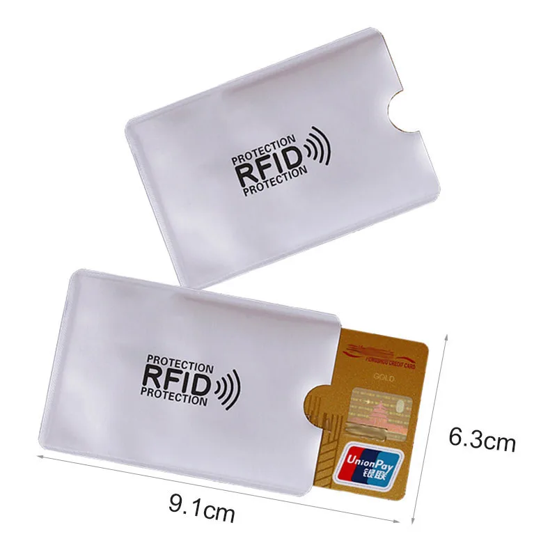 KUDIAN BEAR 1 шт. RFID держатель для карт блокирующий считыватель банковских маленький