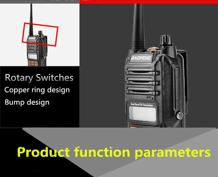 2 шт. обновление Baofeng UV-9R с IP67 Водонепроницаемый рация 8 Вт UHF VHF Двухдиапазонная двухсторонняя радиостанция 128CH пара BAO FENG 9R