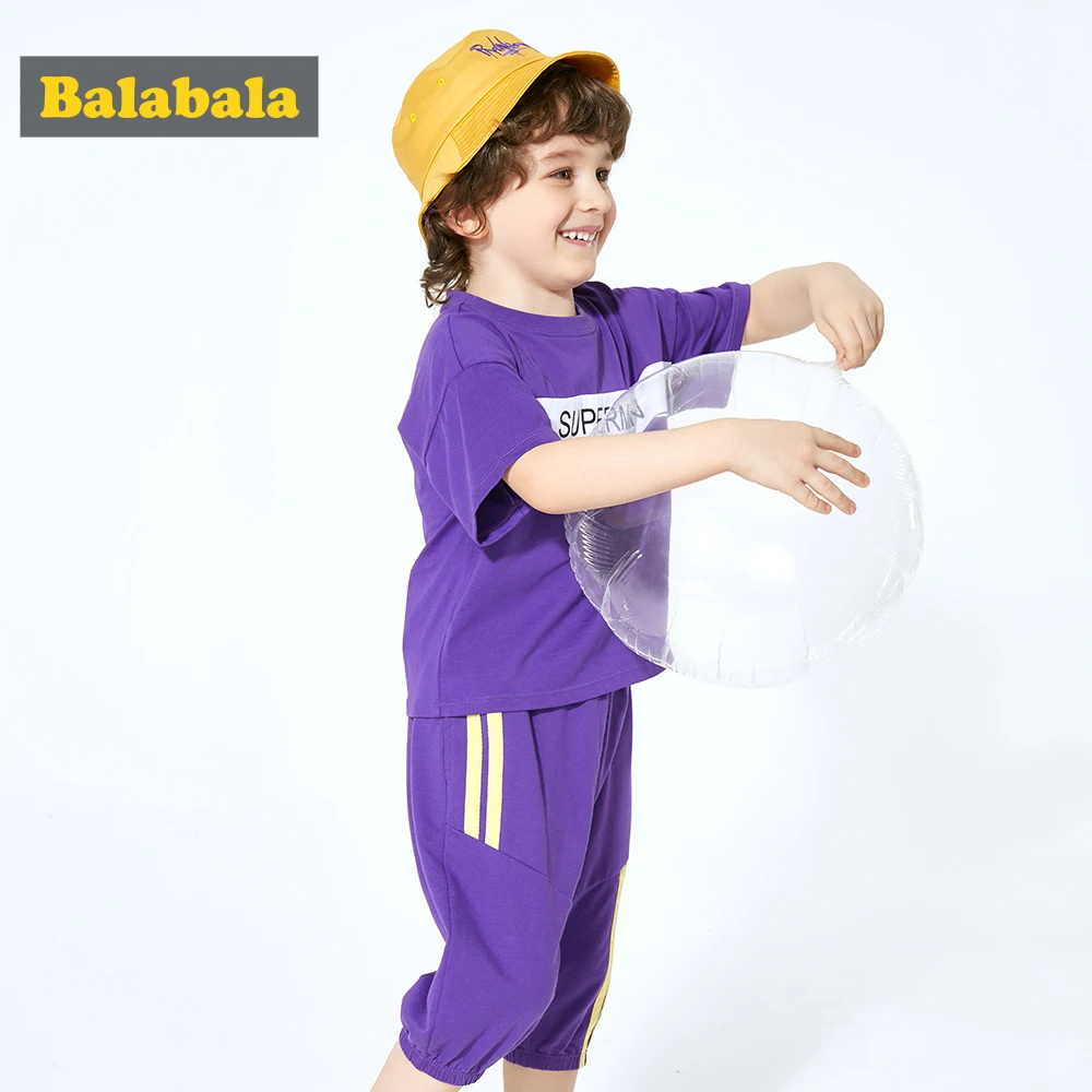 Комплект одежды для маленьких мальчиков Balabala летняя футболка и штаны