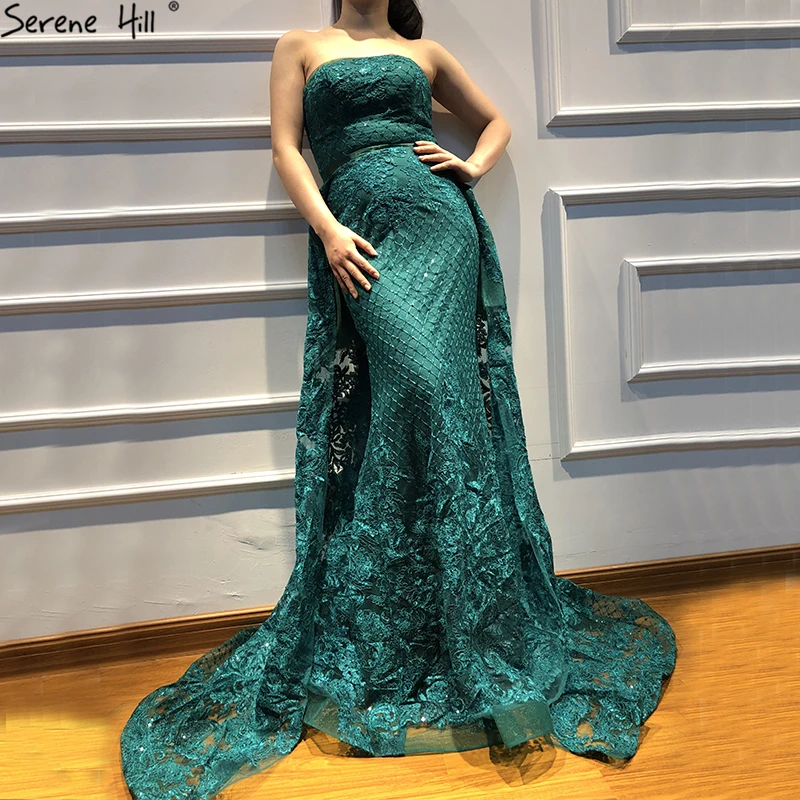 Зеленое сексуальное вечернее платье русалки с открытыми плечами 2021 роскошные