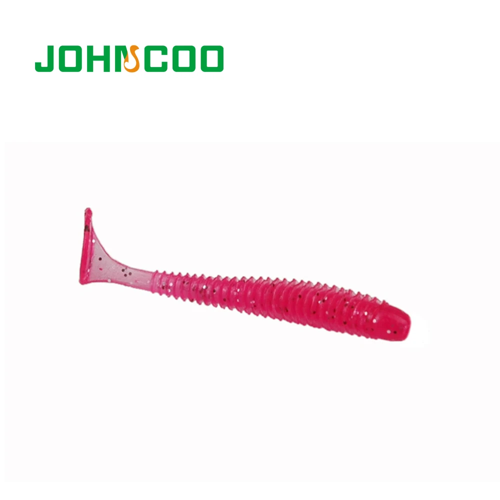 Приманка для форели 20 шт./лот T Мягкая приманка с хвостом червя 50 мм 0 6 г воблер