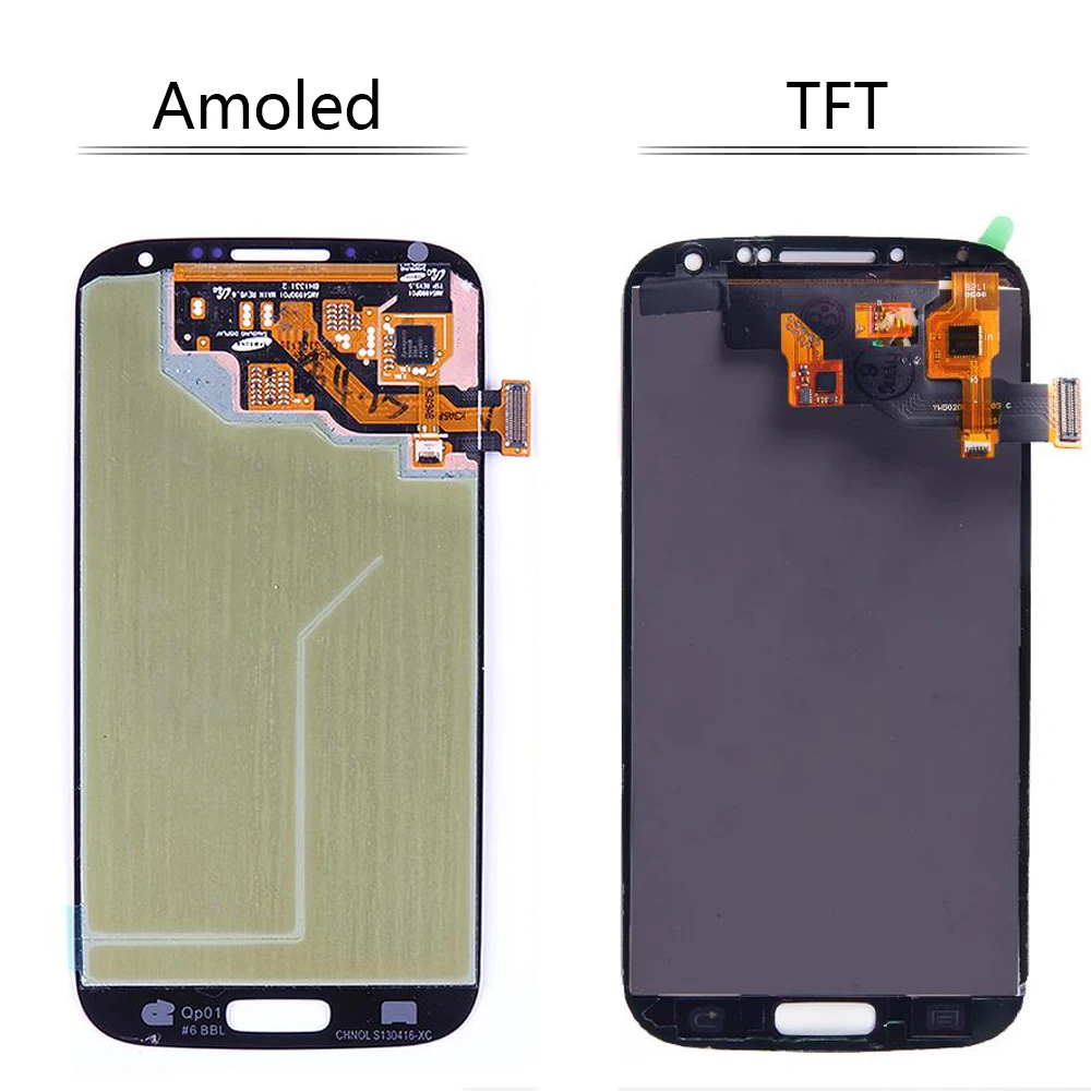 Супер AMOLED для SAMSUNG Galaxy S4 i9500 i9505 i9506 ЖК-дисплей сенсорный экран с рамкой дигитайзер