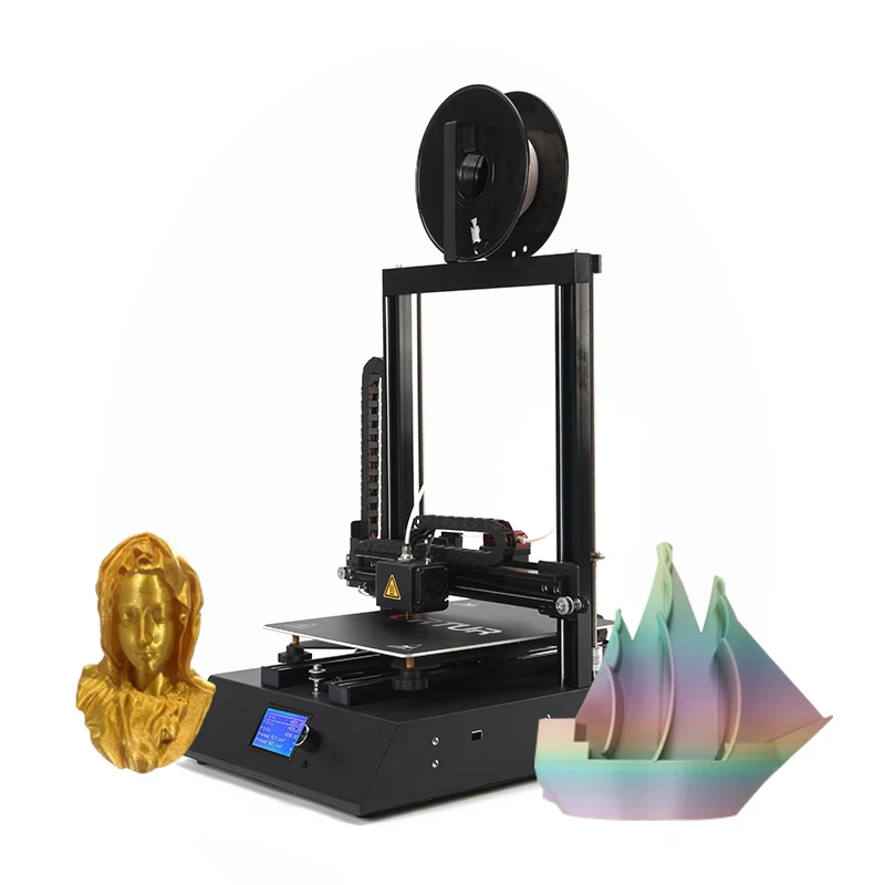 Impressora 3D Printer Drucker Stampante Printing Machine FDM Desktop Metal Frame Single Extruder Nozzle Hotbed New | Компьютеры и офис