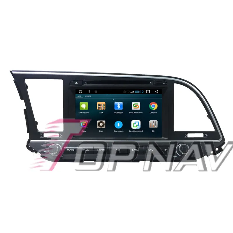 Topnavi Quad Core Android 7.1 Car DVD Multimedia Player for Hyundai Elantra 2016 Radio Stereo GPS Navigation Audio Video In Dash |
