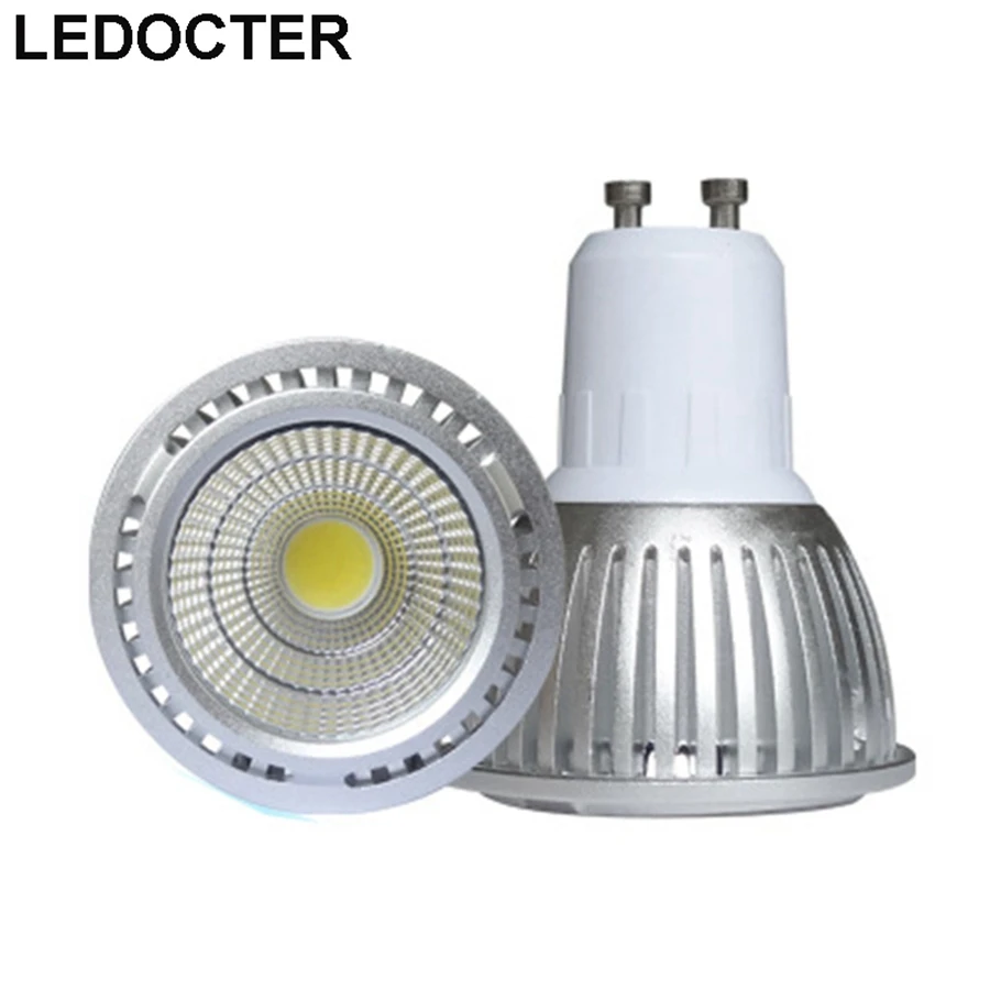 Новейшие перечисленные CREE 9 Вт 12 15 COB Светодиодные прожекторы GU10 E27 E14 MR16 GU5.3