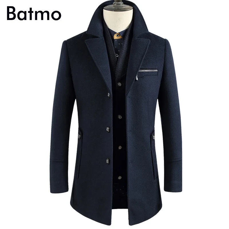 BATMO 2018 Новое поступление зимнее высококачественное шерстяное умное повседневное