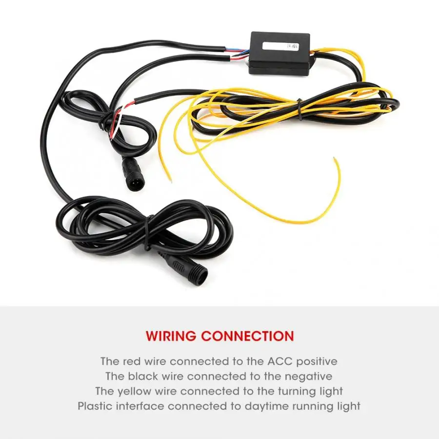 Автомобильные дневные ходовые огни указатель поворота 3-цветная светодиодная
