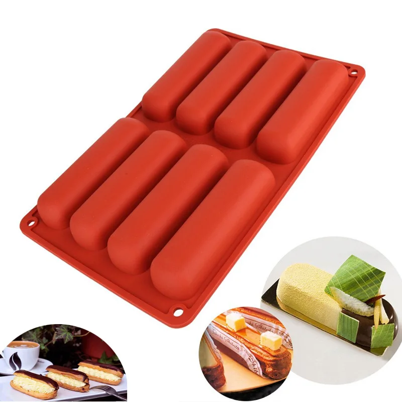 8 полости Инструменты для торта силиконовая Классическая коллекция формы палец