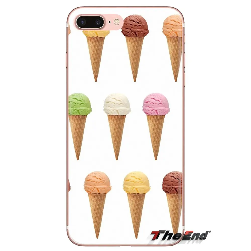 For Xiaomi Mi3 Samsung A10 A30 A40 A50 A60 A70 Galaxy S2 Note 2 Grand Core Prime Transparent Soft Cases Covers Sweet Ice Cream |