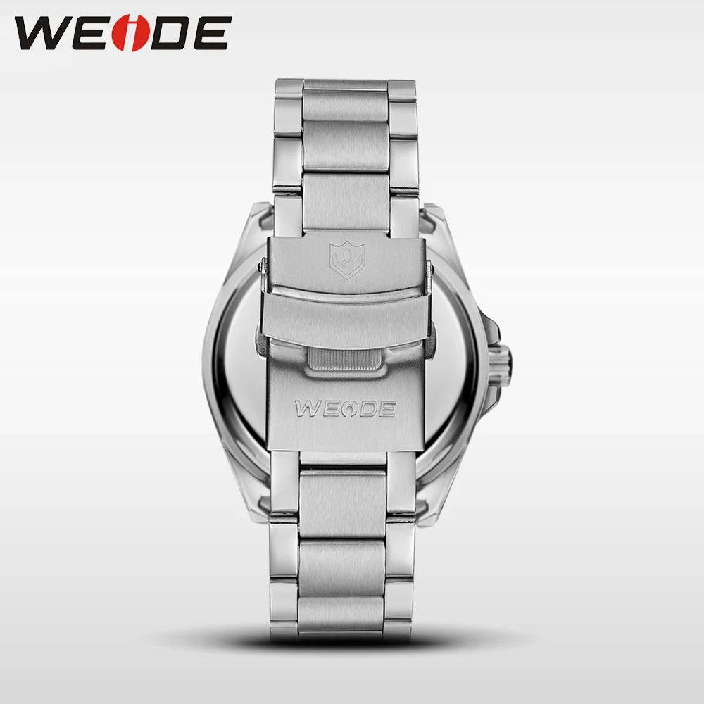 WEIDE Бизнес Кварцевые Спортивные Наручные Часы повседневные настоящие