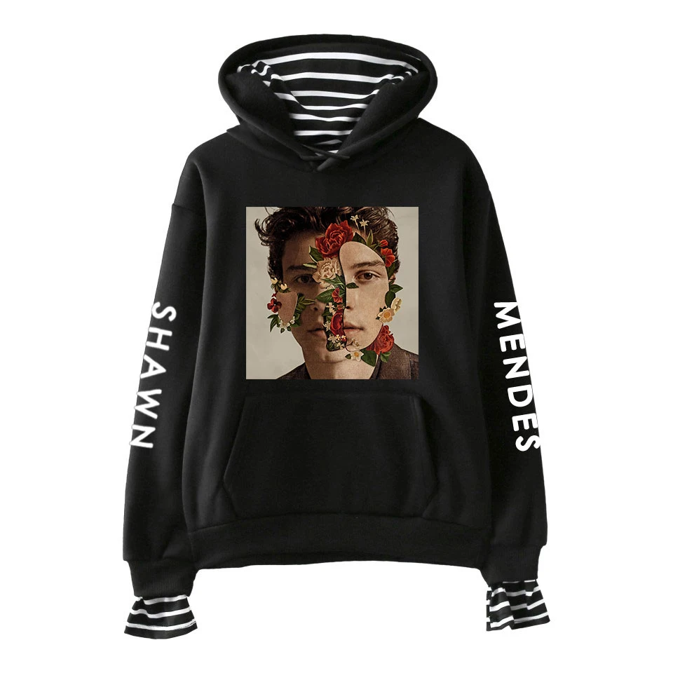 Толстовка Kawaii Женская одежда для фанатов 2018 толстовки свитшоты Shawn Mendes Youtu хип-хоп