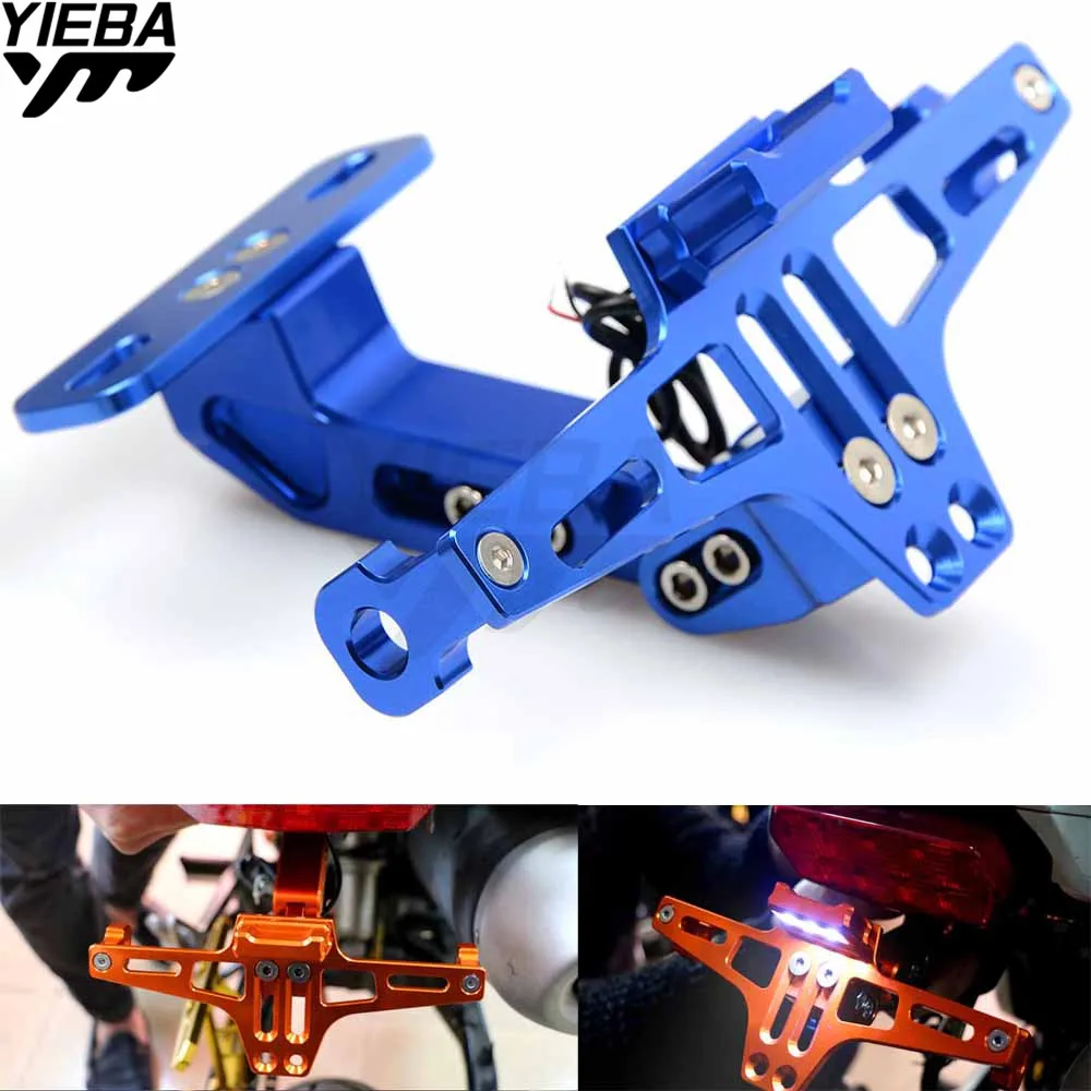 

Motorcycle Mount Bracket Fender Eliminator Number Plate Frame Holder Light for yamaha YZF R125 YZF R15 YZF R25 YZF R3 MT-02 25