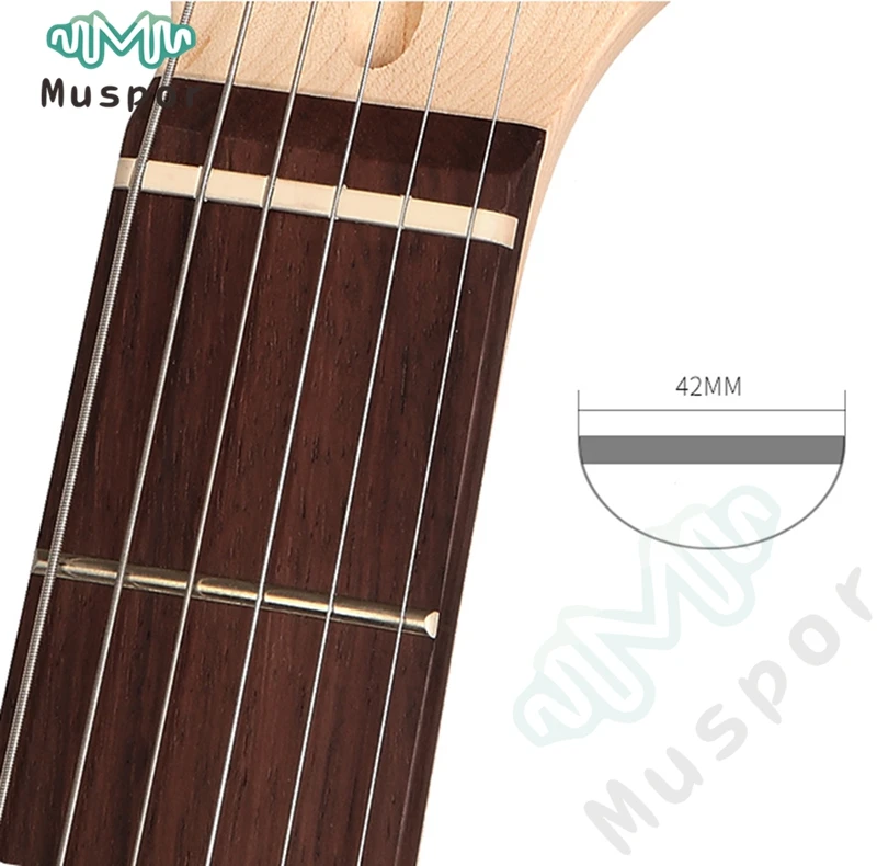 Электрогитара Strat Stratocaster Tele ST TL 42*3 5*5 3/4 6 мм 42 мм|bone nut|nut boneelectric guitar bone nuts |