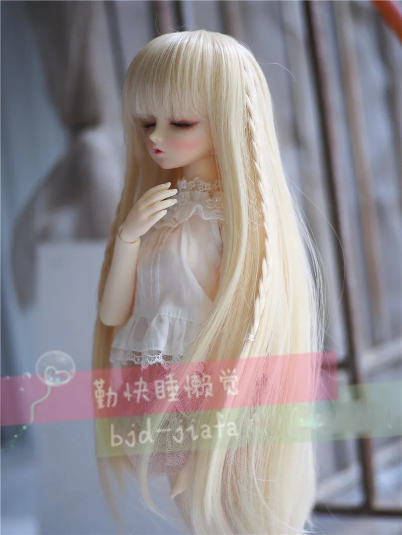 Новое поступление 1/3 1/4 1/6 Bjd SD кукла парик провод длинный светлый блонд высокая