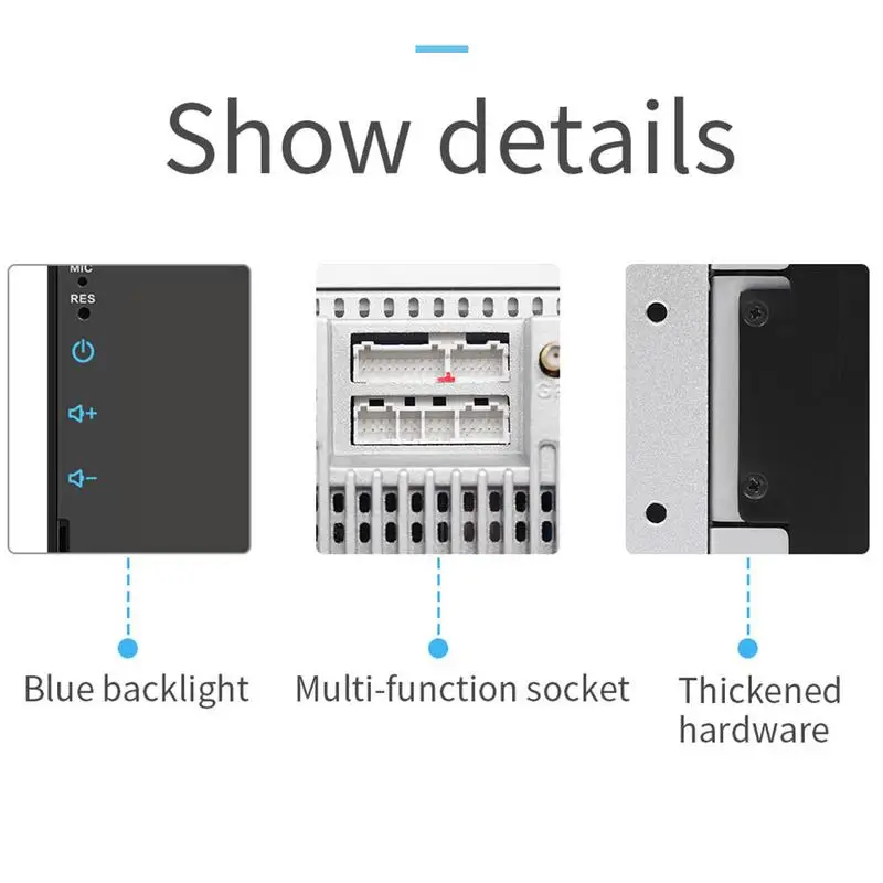 Новый автомобильный Android 7 1 система навигации Bluetooth MP5 плеер сенсорный экран с
