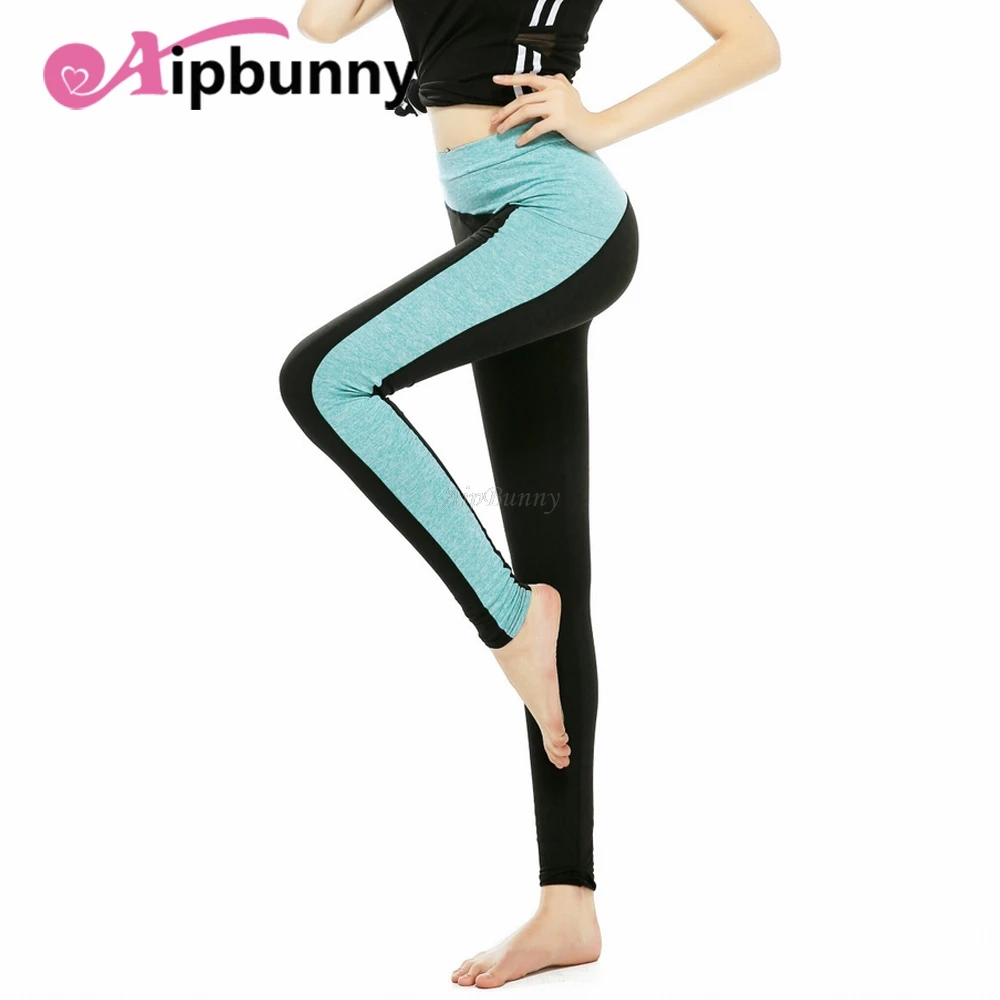 Женские беговые патч для брюк цветные колготки с высокой талией йоги брюки ogging