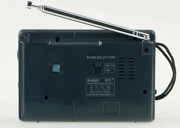 TECSUN R-202T AM/FM/TV карманный радиоприемник встроенный динамик интернет портативное