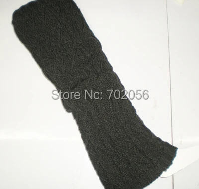 Solid Winter Knit Women Dance Crochet Leg Warmers Boot Covers  24 pairs/lot mixed color #3410