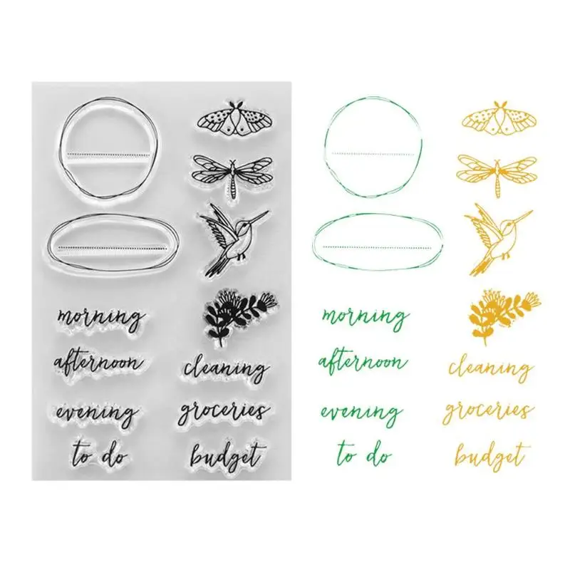 Животные прозрачные штампы/силиконовые уплотнения силиконовые штампы для