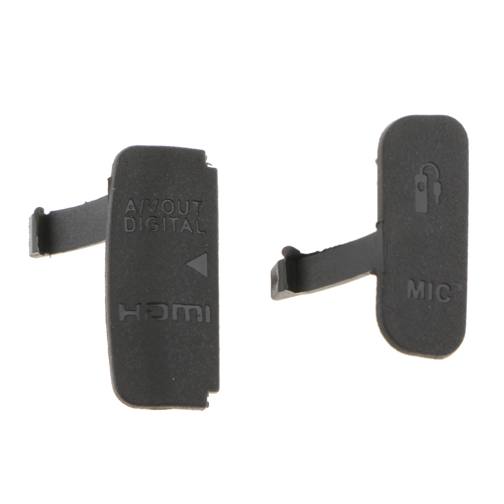 2x резиновый чехол для Canon EOS 600D запасная часть USB порт крышка интерфейса двери