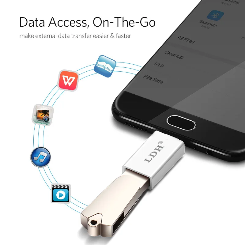 LDH V8 Micro USB 2 0 к OTG адаптер конвертер для мобильных телефонов|Переходники и