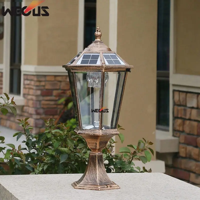 Домашний Солнечный настенный светильник водонепроницаемая уличная вилла Газон