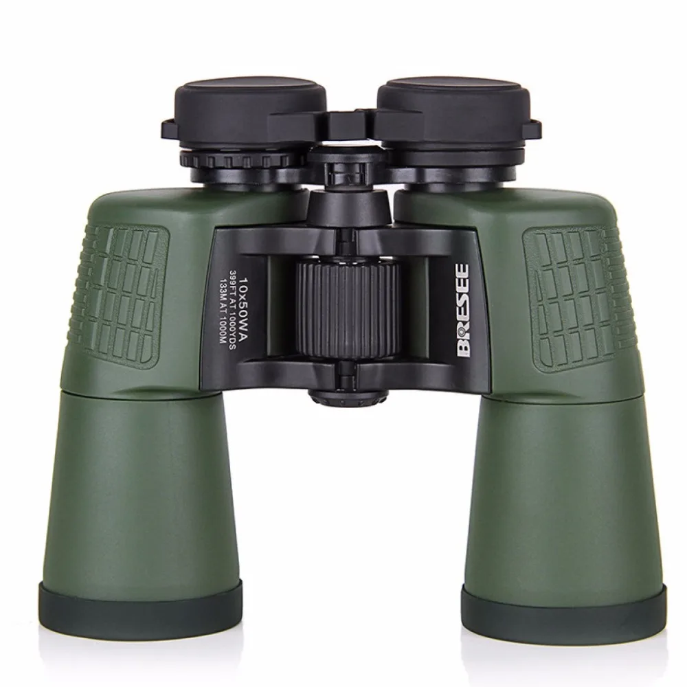 HD10X50 армейский мощный зум бинокль spyglass профессиональный телескоп для охоты