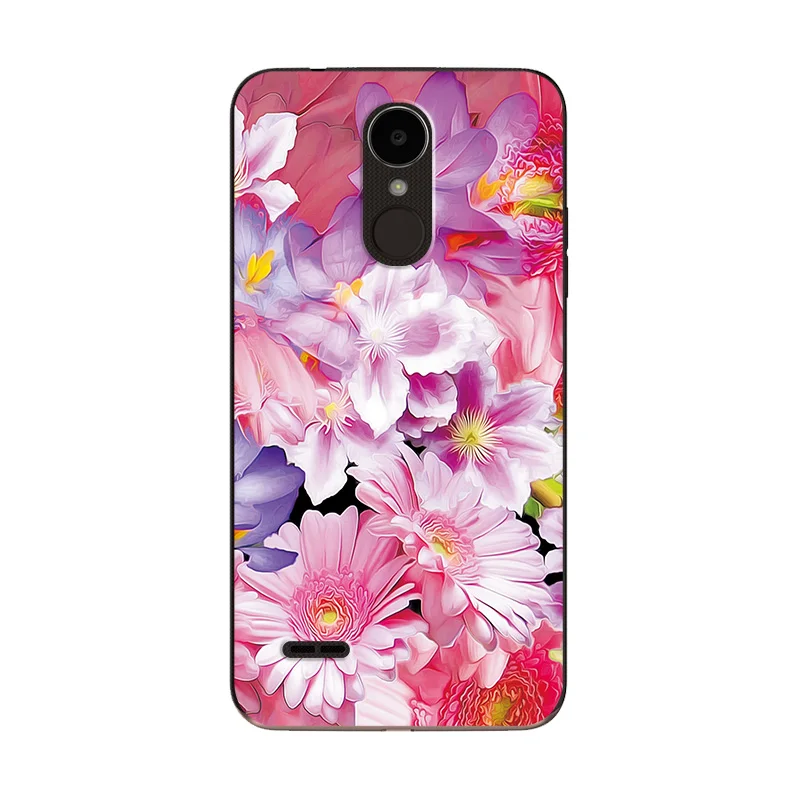 W55 Чехол для LG K7 2017X230, чехол LG-X230, 5,0 дюймов, силиконовый мягкий чехол из ТПУ с сердцем для LG K 4, Чехлы, оболочка, чехол, Fundas - Цвет: W55