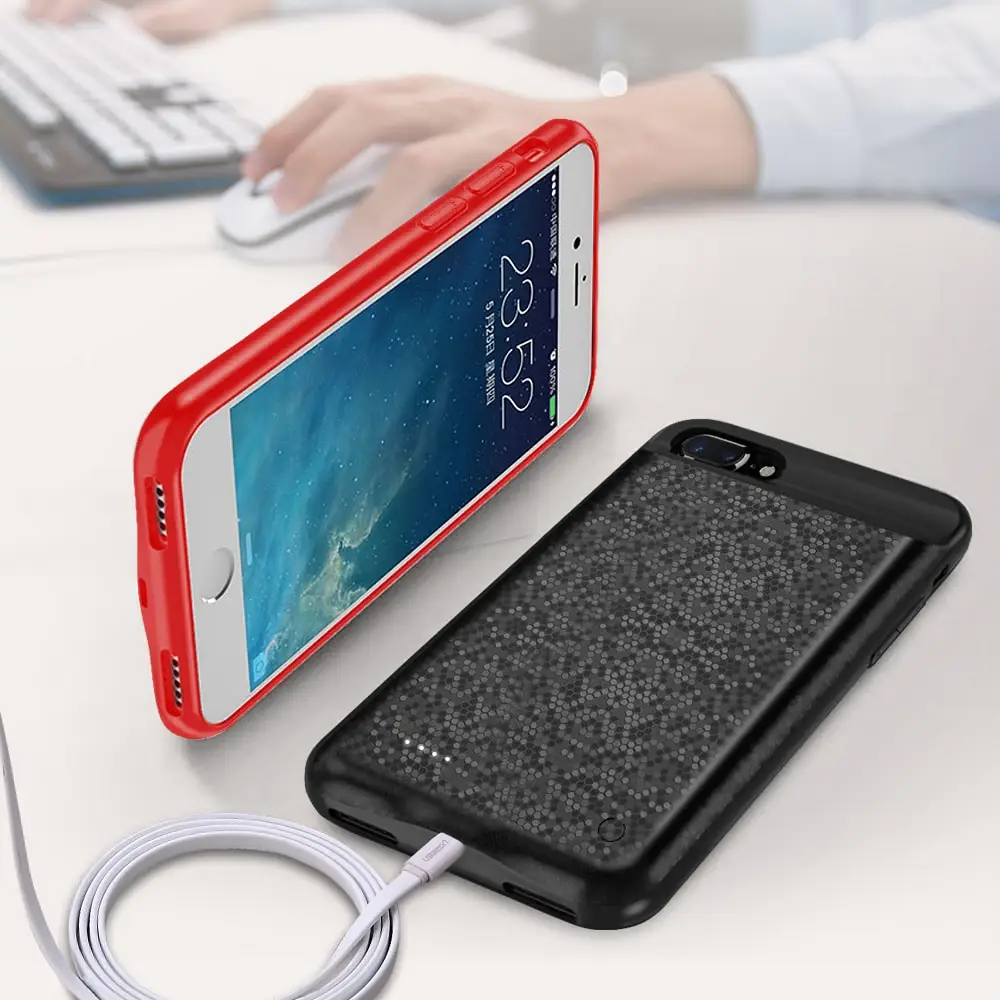 Ультратонкий чехол для зарядного устройства Birdroom iPhone 6 6S Plus 2700/3700 мАч умный