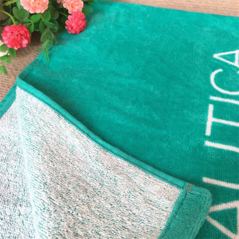 TATA Free Shipping Beach Towel 170*92cm 100% Cotton Swimwear Shower Absorbent Bath Gown Creative 2016 New Design | Дом и сад