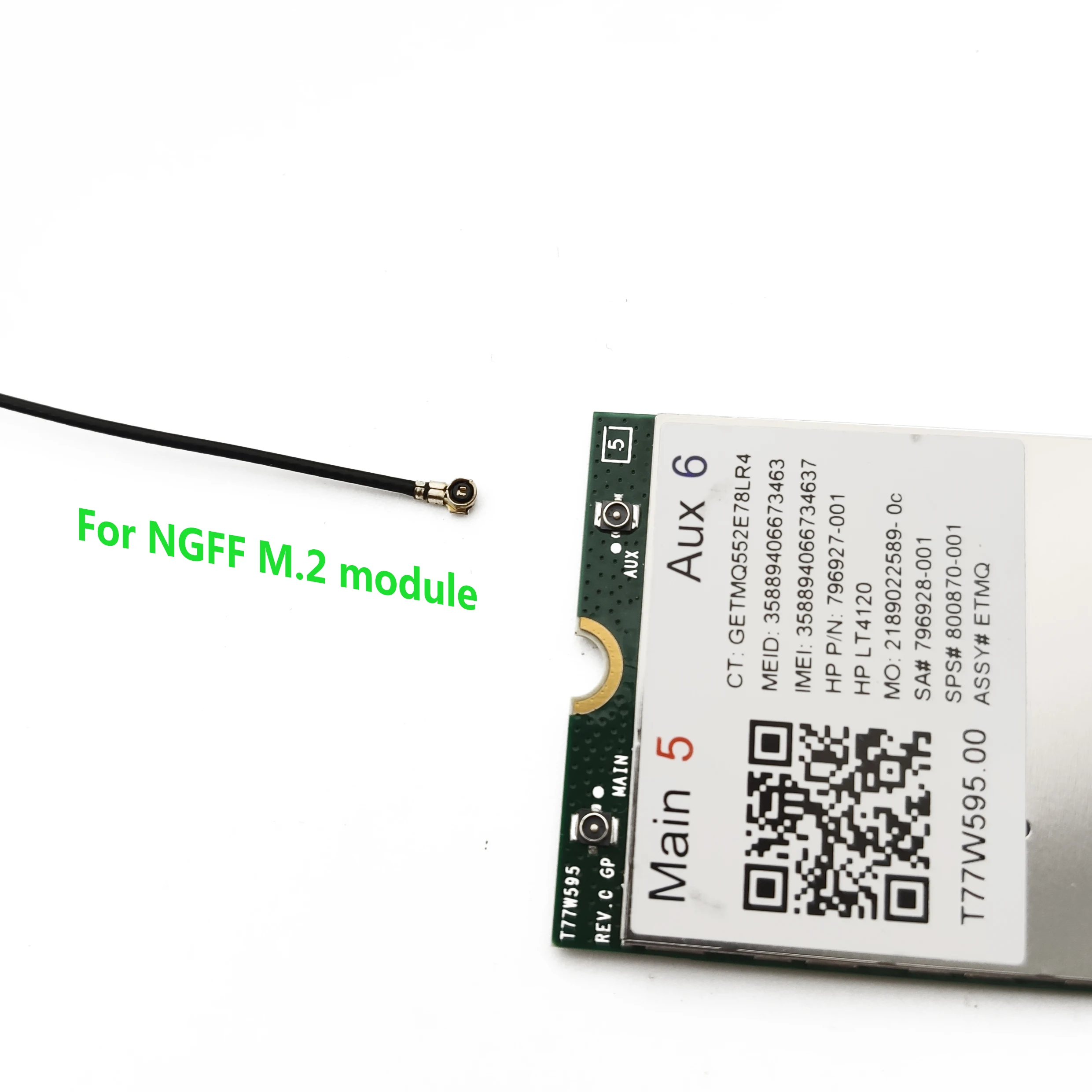 MHF4 FPC Внутренняя антенна IPEX4 LTE гибкая 4G NGFF интерфейс M.2 модем для EM7565 EM7511 LM940 EM20 5G