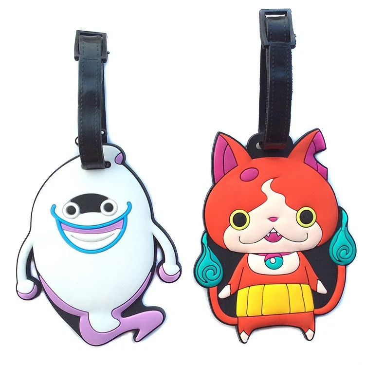 Часы Youkai Jibanyan Fuyunyan креативные силиконовые бирки для багажа подвесные