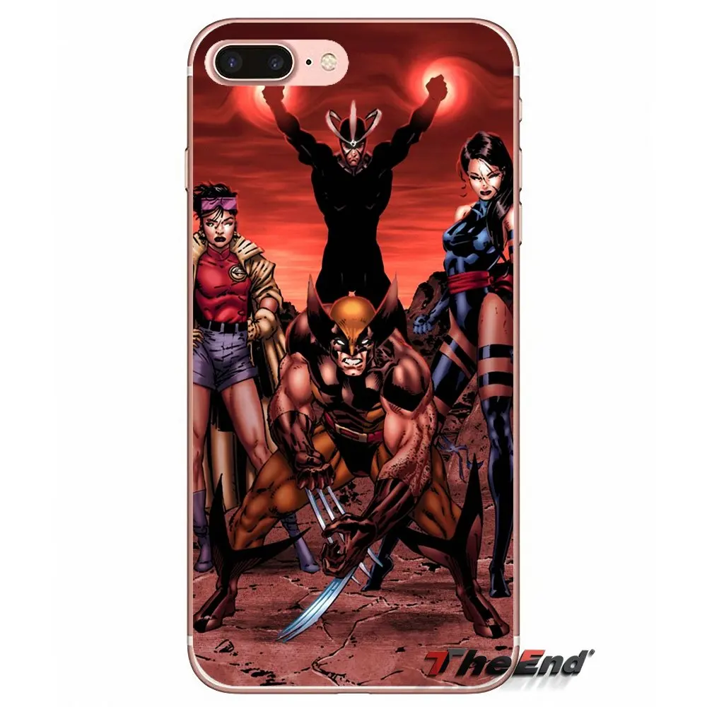 Marvel X-Men Super powers People Soft Case For Sony Xperia Z Z1 Z2 Z3 Z5 compact M2 M4 M5 E3 T3 XA Aqua LG G4 G5 G3 G2 Mini | Мобильные