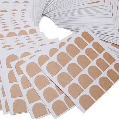 1 шт. 20 наклеек для ногтей Двухсторонняя клейкая лента накладных специальные