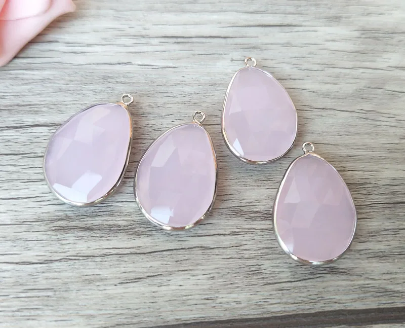 10 шт. натуральный опал камень кулон друзы кварц Кристалл Шарм DIY серьги ожерелье