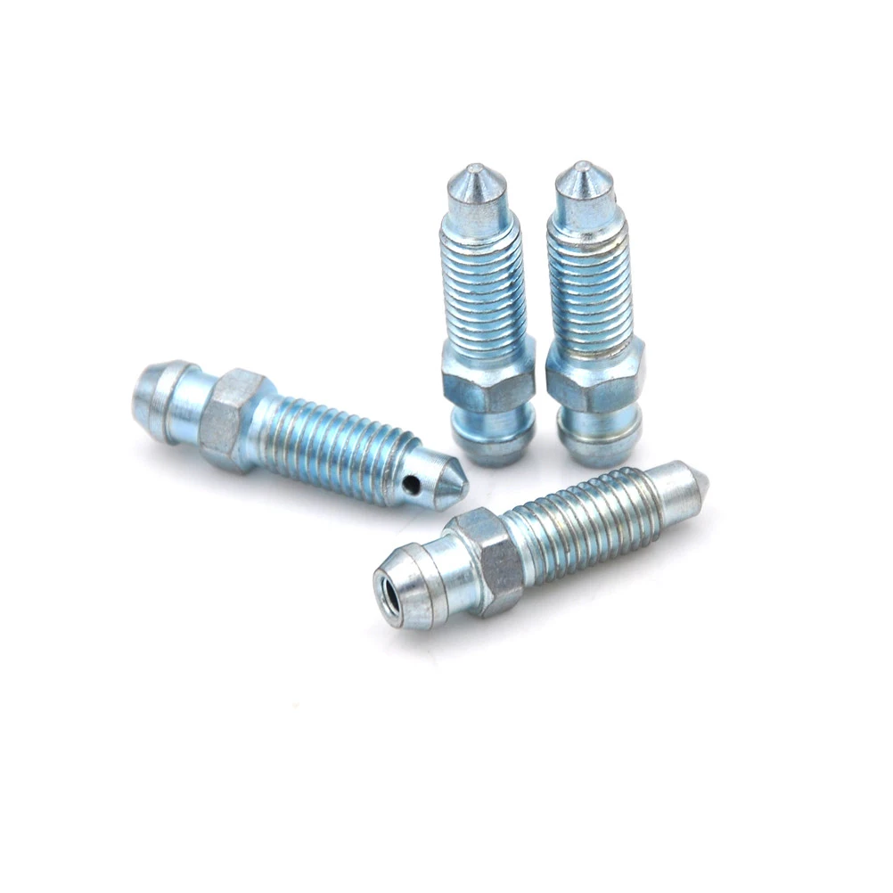 4pcs M7 x 1.0mm Motorcycle Bike Brake Braking Caliper Steel Bleed Screw Nipple New | Обустройство дома