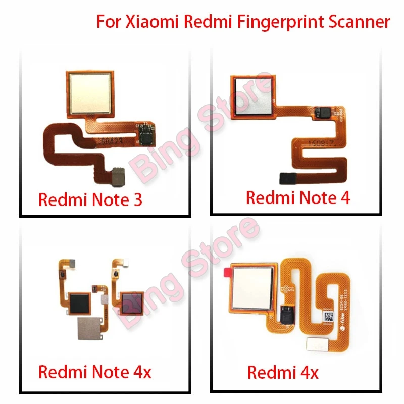 Сканер отпечатков пальцев для Xiaomi Redmi 3 3S Note Pro 4 сенсорная кнопка ID дома Return в сборе