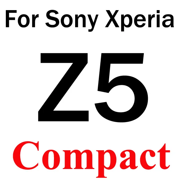 For Z5 Compact Закаленное стекло для sony Xperia Z Z1 Z2 Z3 Z4 Z5 Compact Mini для sony Xperia M4 Aqua M5 защитная пленка из закаленного стекла - Цвет: For Z5 Compact