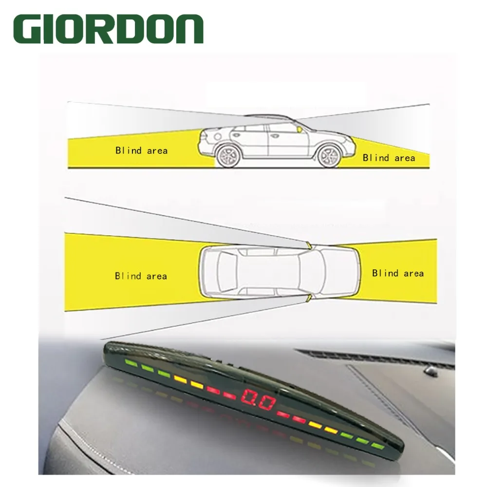 Четкий дисплей парковочного датчика ультра-низкий уровень обнаружения