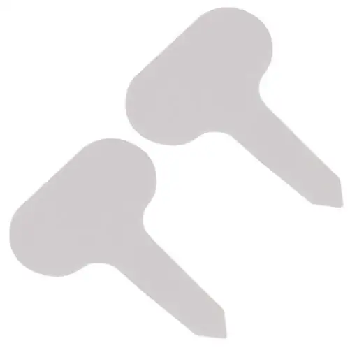10pcs 10/50/100 шт Пластик для пальцев, искусственные бриллианты, Т-образный сад теги украшения завод китайская живопись цветы детская Толстая тег маркеры для растений украшения сада - Цвет: 10pcs