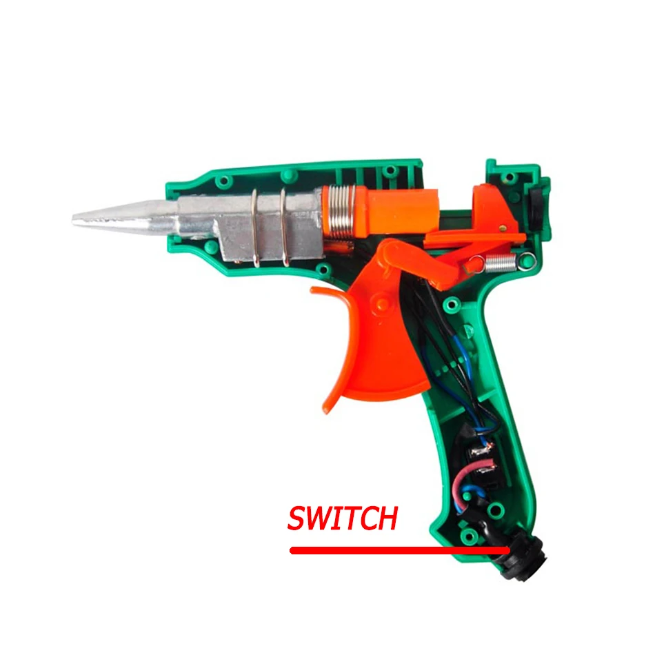 Профессиональный клеевой пистолет для рукоделия светодиодный клей 7 мм ручной