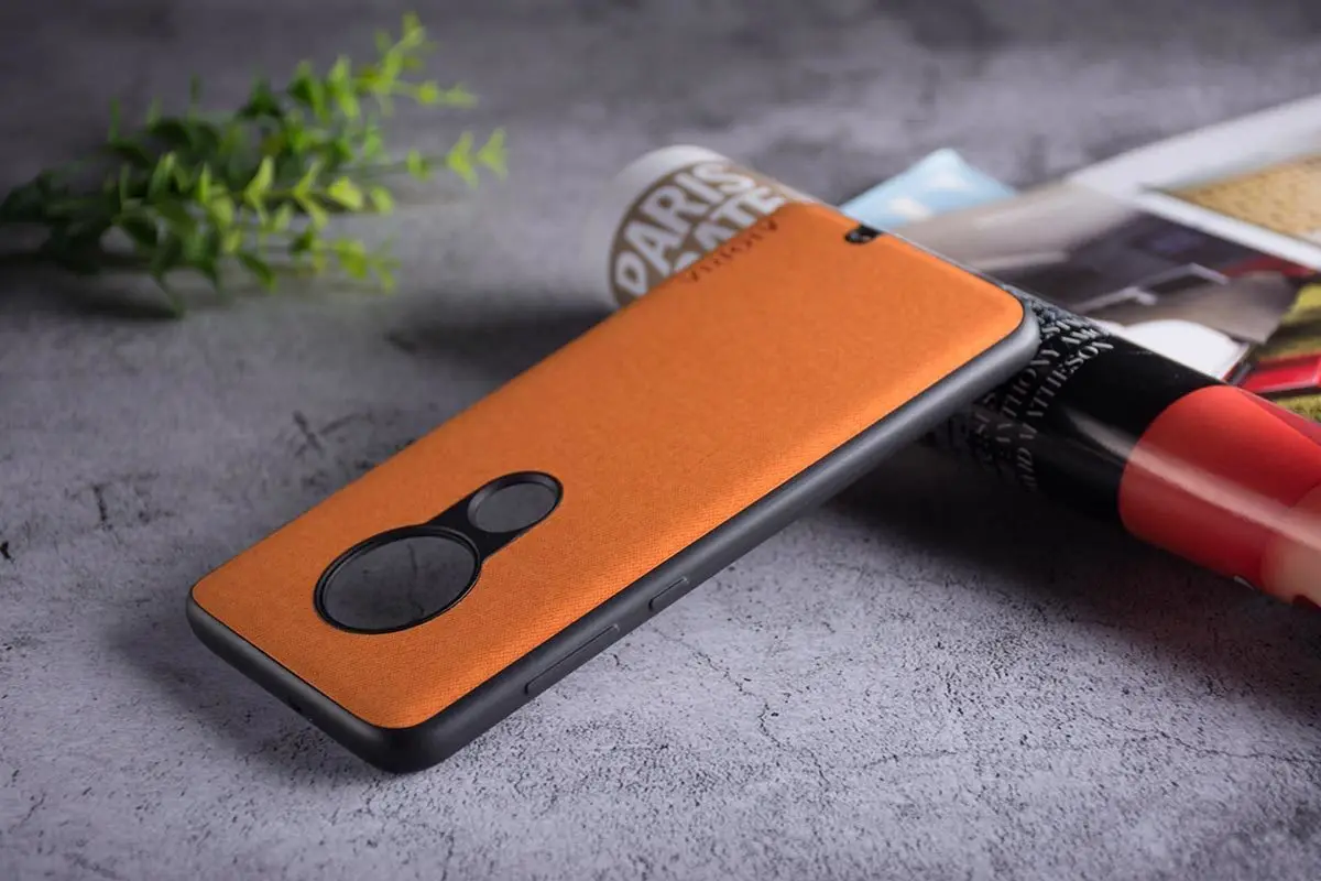 Текстильный чехол для moto rola moto G7 Plus G5S Plus, Мягкий ТПУ силиконовый материал и текстильный кожаный чехол, чехлы для moto G6 Plus
