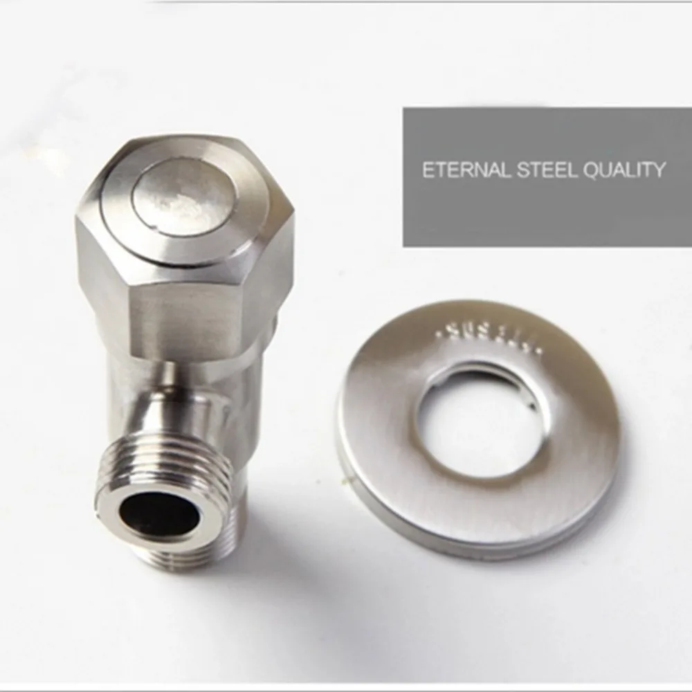 304 нержавеющая сталь Горячая и холодная вода Универсальный угловой клапан