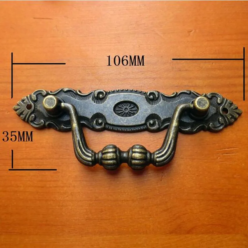 Винтажная шаткая раскладная установка мебели тянет бронзовые для выдвижных