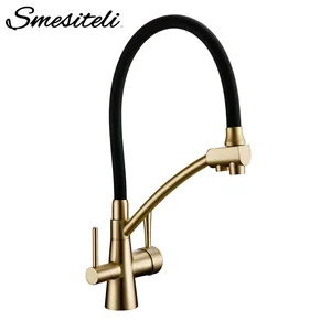 Коврик для воды Smesiteli, трехпоточный кран для обратного осмоса, 3 способа, для кухонной мойки