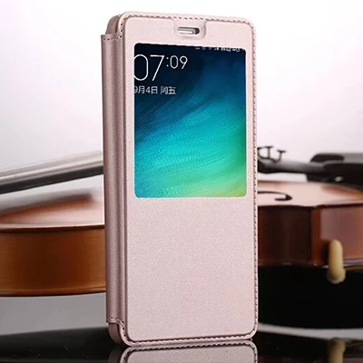 Чехол для Xiaomi Redmi note 4x, умный флип-чехол с подставкой, чехол s, высокое качество, из искусственной кожи чехол для Xiaomi Redmi note 4x, задняя крышка - Цвет: Light pink case