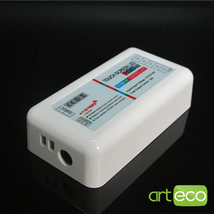 DC12 24A 2 4G 18A LED RGBW контроллер сенсорный экран RF беспроводной пульт дистанционного