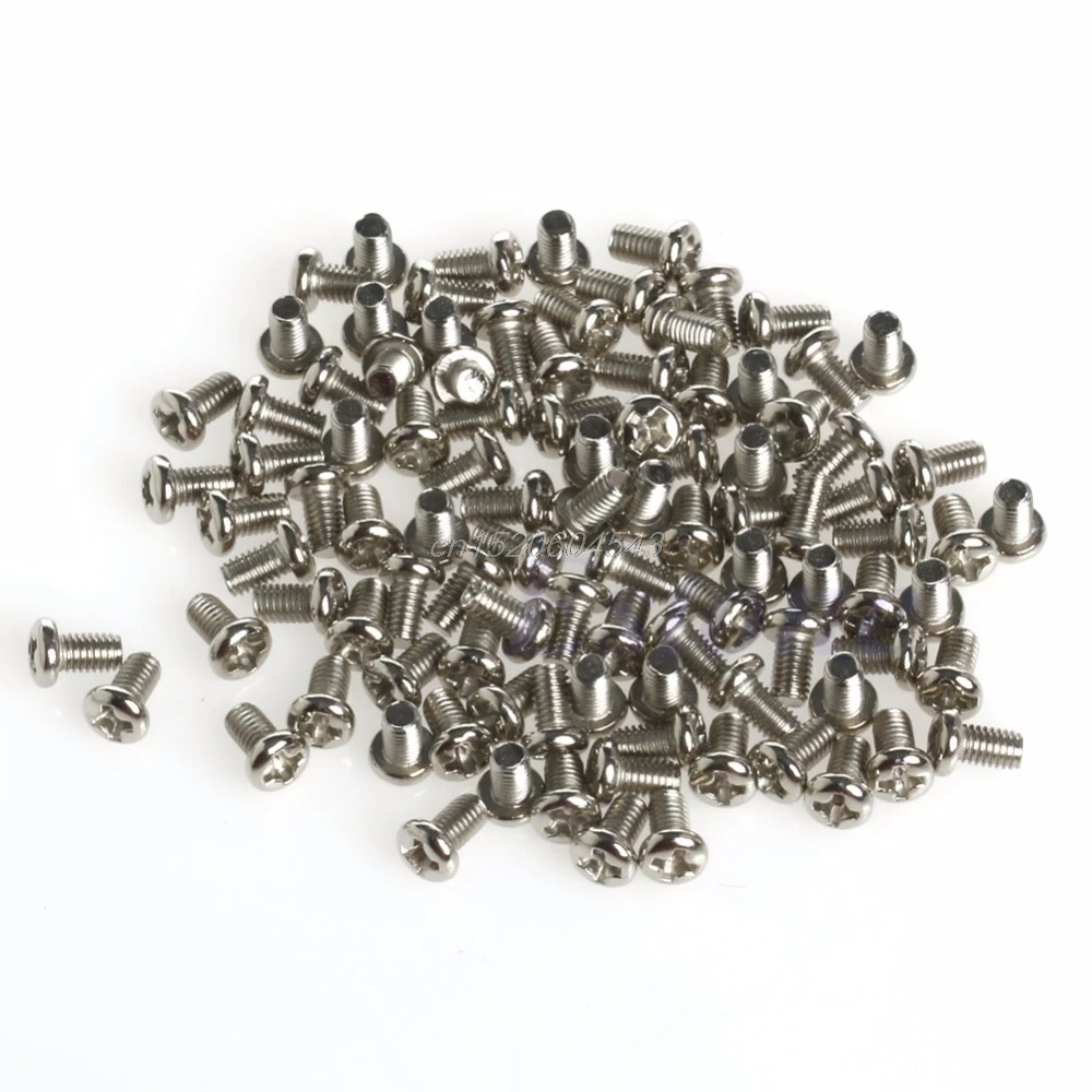 100 шт. метрический Винт с головкой Phillips M3x5mm для 2 5-Дюймовых HDD SSD-дисков материнская